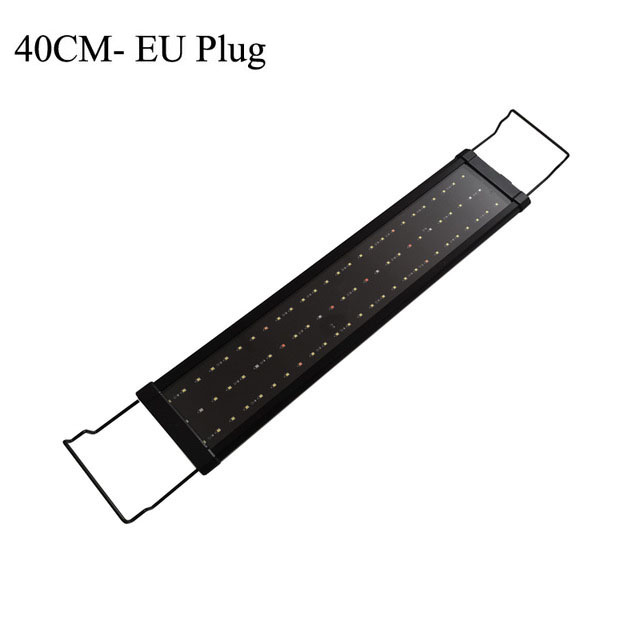 30-60CM EU US Plug LED Aquarium Fish Tank Light Lamp with Extendable Brackets Blue White Fish Tank Light Led Aquarium Lamp: 400CM-EU Plug