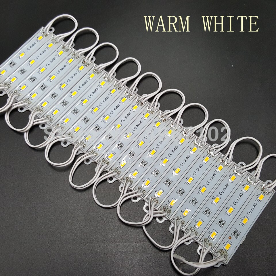 DC12V SMD 5730 3 LEDs LED Modules IP65 Waterdicht Licht Lamp 5730 Wit/Rood/Groen/Blauw Reclame Licht