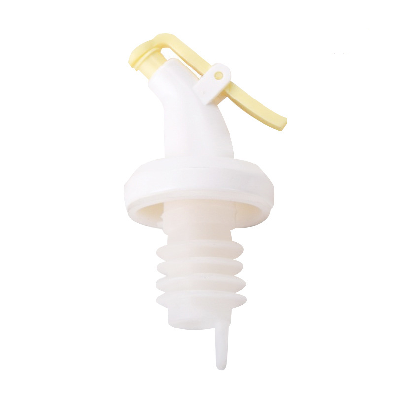 Olive Oil Bottle Sprayer Wine Drip Pourers Liquor Dispenser Leak-proof Nozzle Kitchen Tools Lock Wine Spout Stopper Bar Tool: C