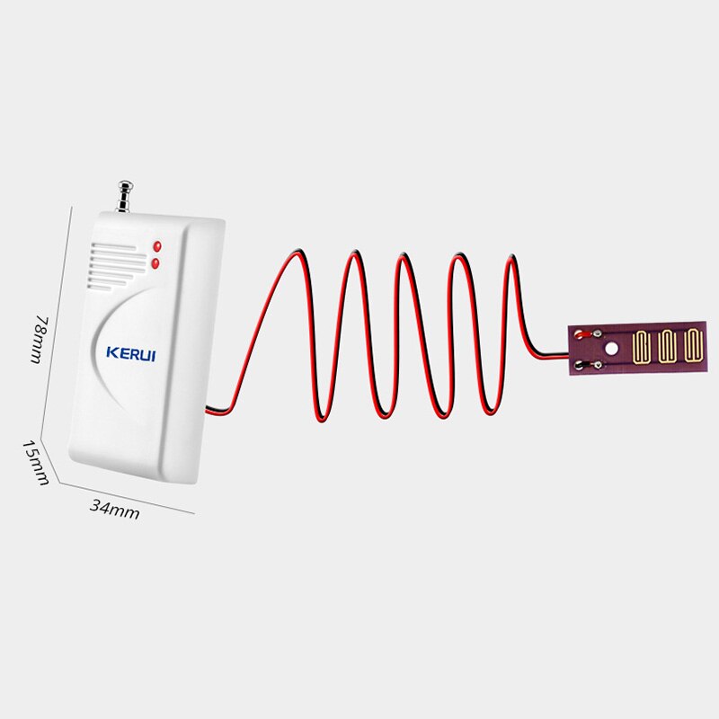 433MHz Wireless Water leak sensor Intrusion Water Detector For Kerui GSM Home Security Alarm System Voice Burglar Smart Alarm