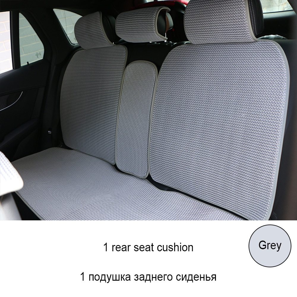 Cojín de asiento delantero para coche, cubierta de malla de aire 3D, transpirable, compatible con la mayoría de los coches, camiones, SUV, protección de asientos, 1 o 2 unidades