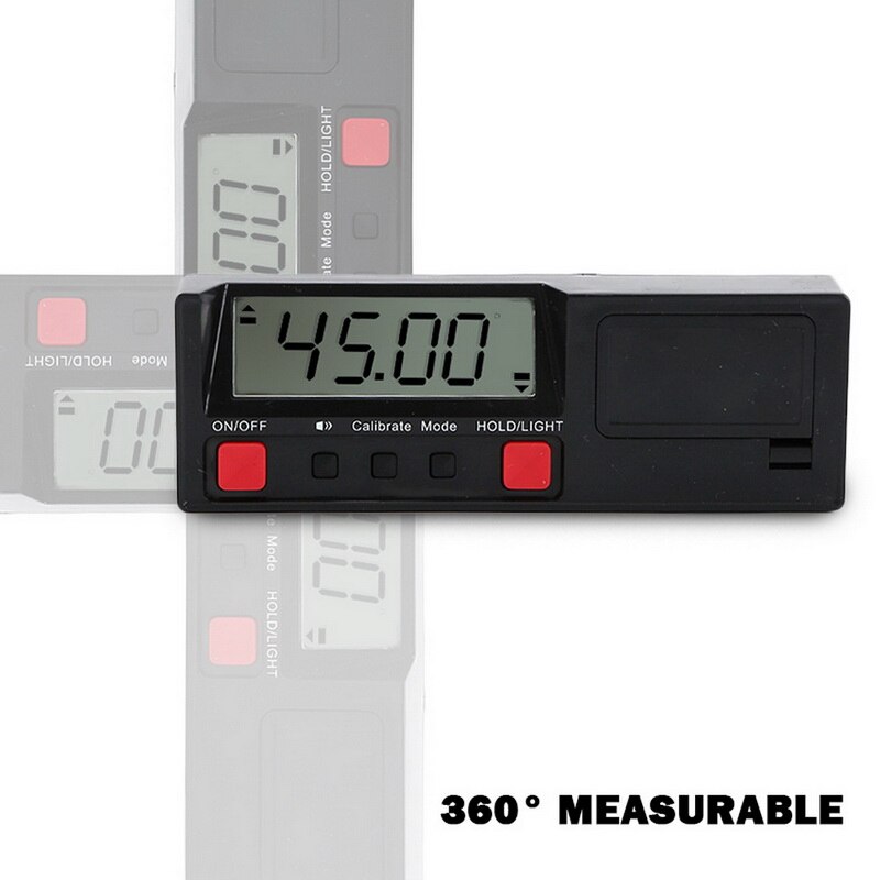 Digital Spirit level Bubble Magnetic Electric Level 360 degree Angle Finder Protractor Inclinometer Horizontal Scale Ruler