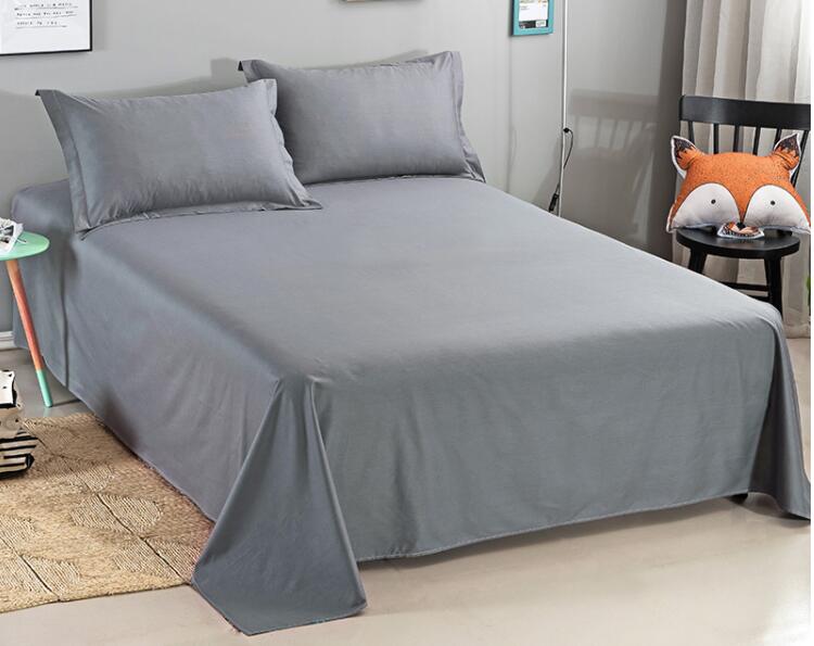 Drap de lit cototn 100% coton | Couleur unie, 40x40 133x82, 250cm x 250cm: Midnight blue