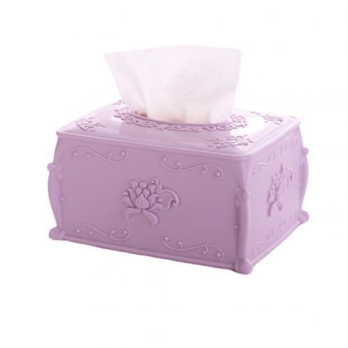 Plastic Tissue Box Case Holder Flower Shape Tissue Storage Cases Tissue Boxes Tissue Case Box Container Table Decoration
