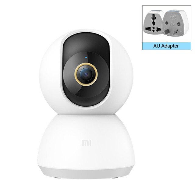 Xiaomi Mijia Smart Camera 2K 1296P Ultra HD F1.4 WiFi Pan-tilt Night Vision 360 Angle Video IP Webcam Baby Security Monitor: Add AU