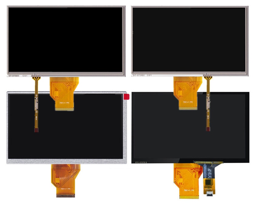 Pantalla táctil LCD de 7 pulgadas AT070TN90 V.1 AT070TN90 V.X 20000938-00, digitalizador capacitivo de resistencia con placa controladora