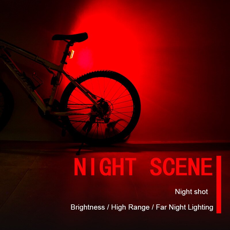 Fiets Achterlicht USB Oplaadbare Rijden Achter Fietslicht Led Mountainbike koplamp Fietsen Licht Staart-lamp luz bicicleta