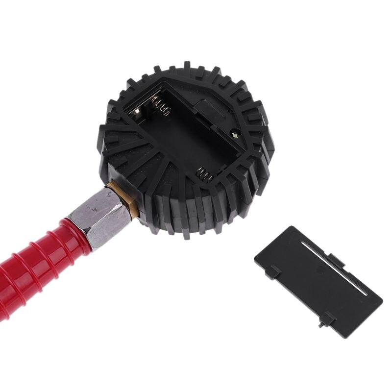 Car Vehicle RV Dual Head Straight Tire Inflator with Pressure Gauge Quick Inflation Rod for Truck RV Bike Motorcycle Car