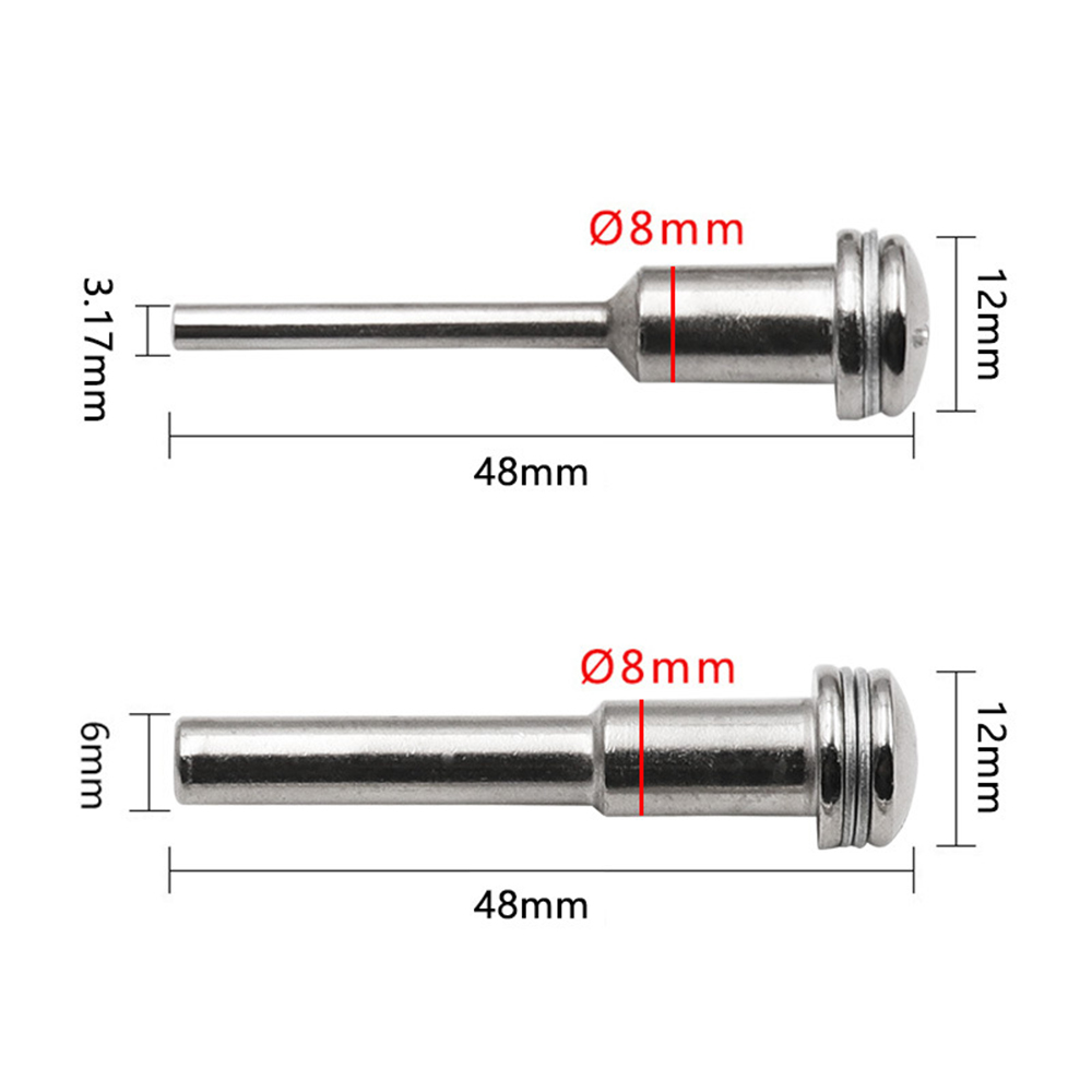 3.175/6mm Schacht Polijstschijf Opspandoorns Set Slijpschijf Verlengstuk Drijfstang Voor Dremel Rotary Tool