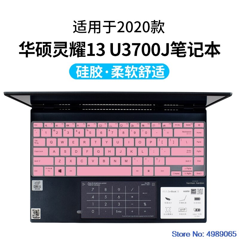 for Asus ZenBook 13 UX325 UX325J UX325JA 13.3 inch Silicone Keyboard Protective film Cover skin Protector
