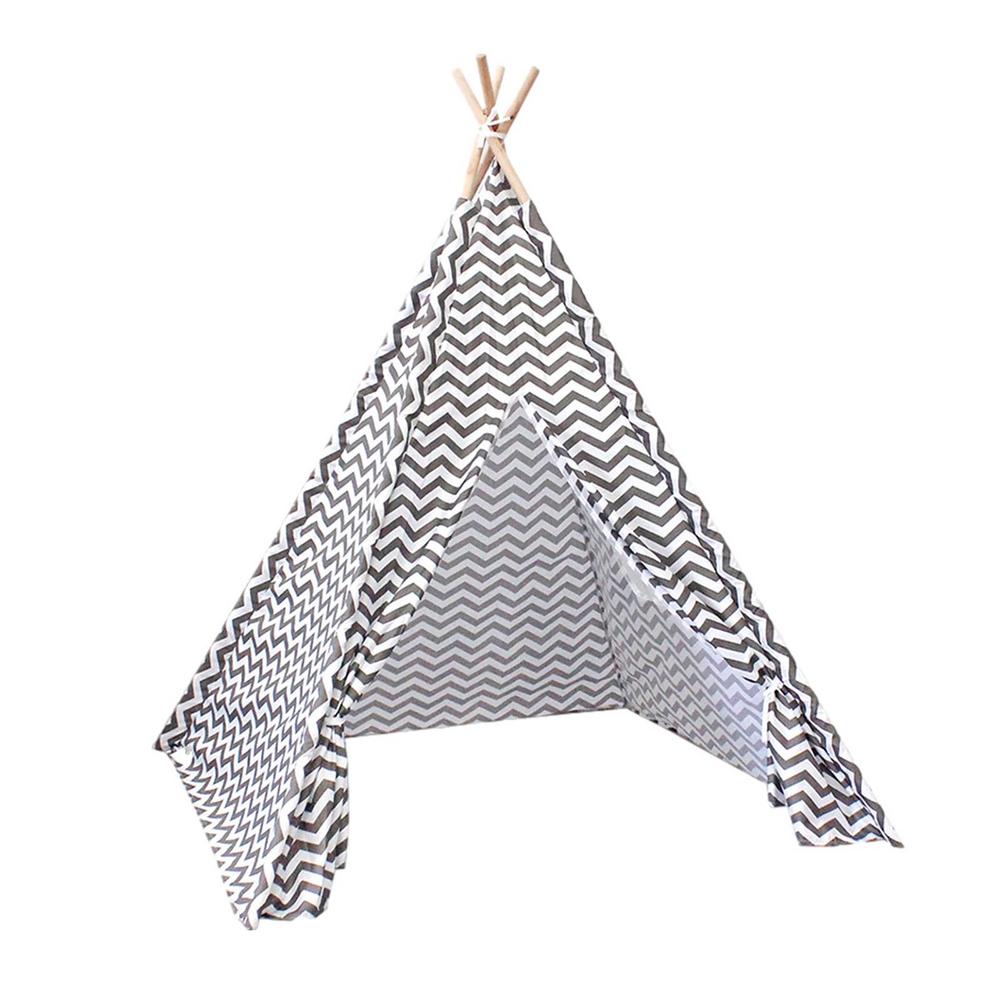 Teepee Tent Voor Kinderen Indoor Outdoor Kinderen Spelen Playhouse Tent Opvouwbare En Draagbare Kinderen Teepee Play Tent Geschikt Voor Kinderen P: Rood
