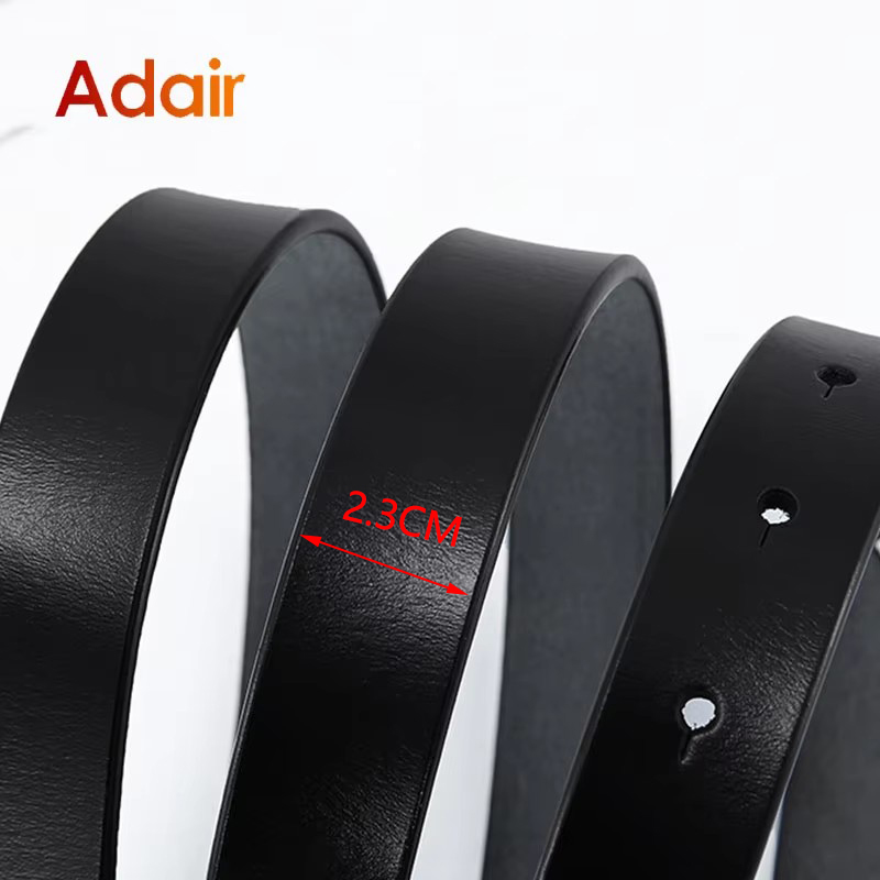 Cintura di moda per donna cintura di lusso di alta qualità di lusso per jeans Cintura in vera pelle tinta unita tutto-fiammifero da donna DT012