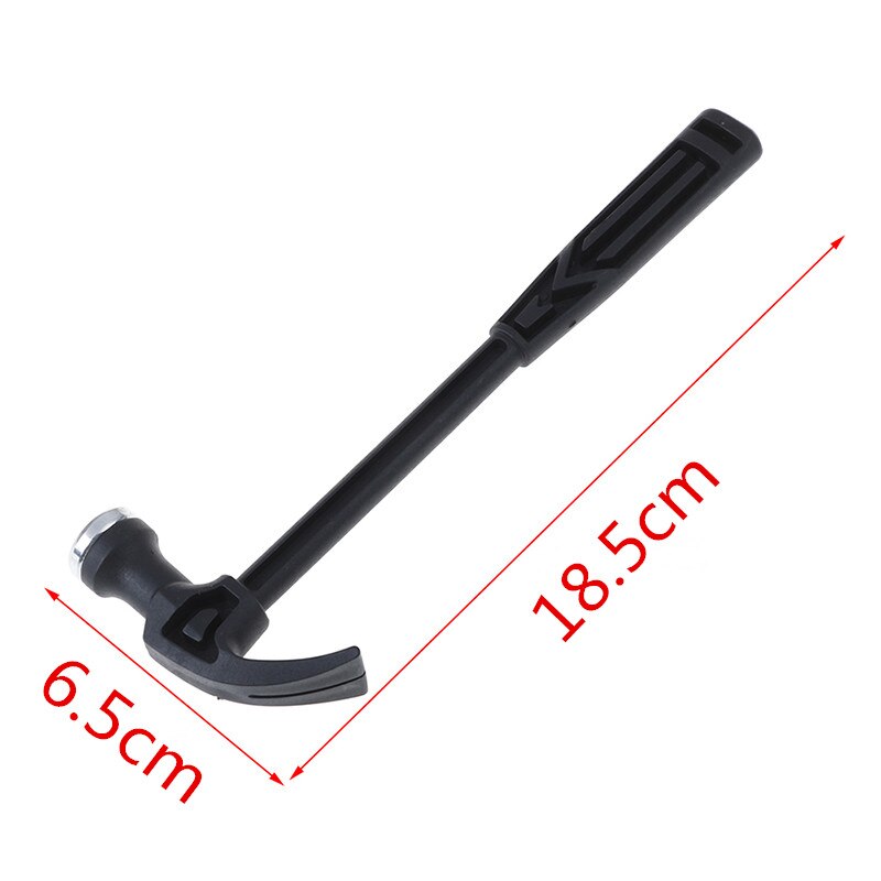 Martillo de hierro pequeño con mango para carpintería, perforador de clavos, reparación de reloj, Mini herramienta de mano, Escape de seguridad de emergencia