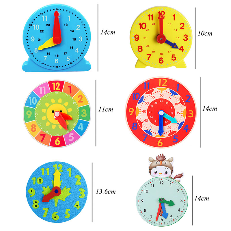 Montessori freundlicher Uhr Spielzeug Kognitiven Digital Zeit Spaß Lernen Spiele Uhren FrüHenne Lernen Pädagogisches Spielzeug Für freundlicher