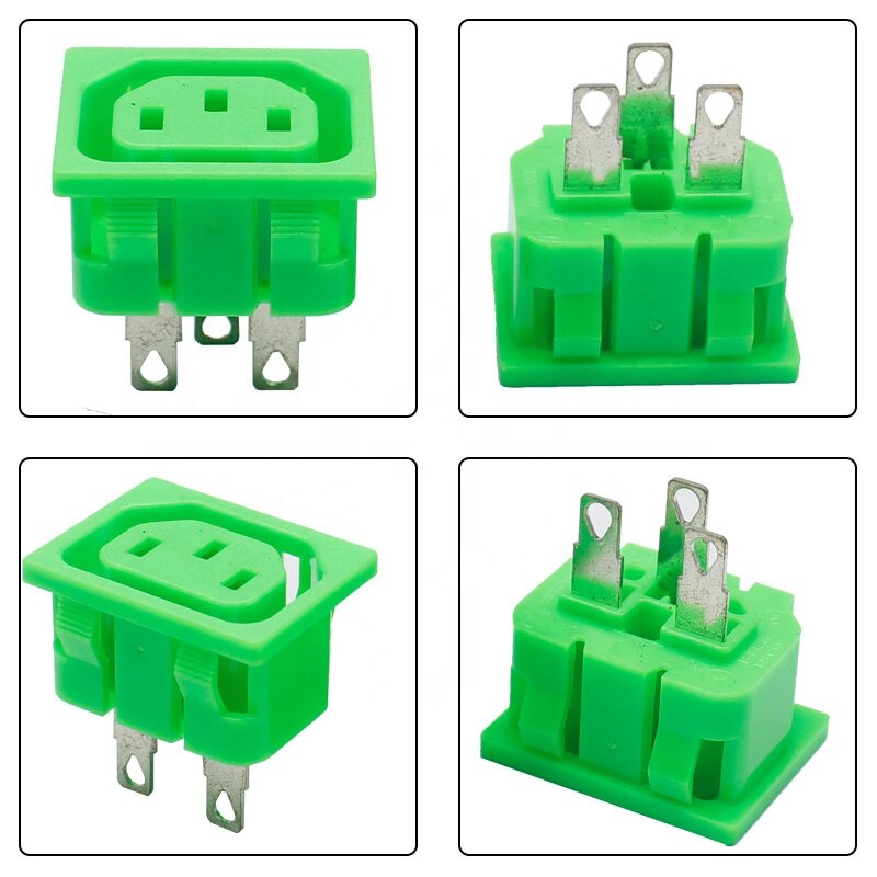 Mini female power socket iec c13 for general purpose