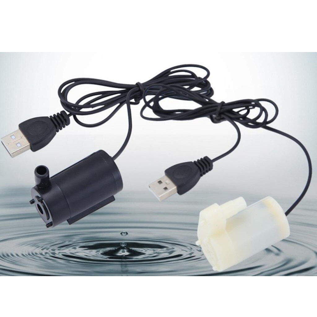 USB Mini Pump 3/5/6V Dual-Purpose for Fish-Tank Fountains Ponds Statuary