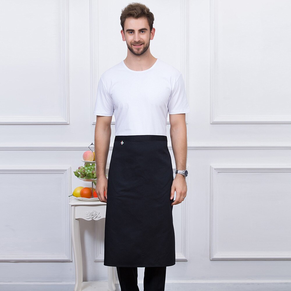 4 Colors One Piece of Apron Unisex Kitchen Hotel Coffee Shop Bakery Chef Waiter Cleaning Work Wear Aprons: 1
