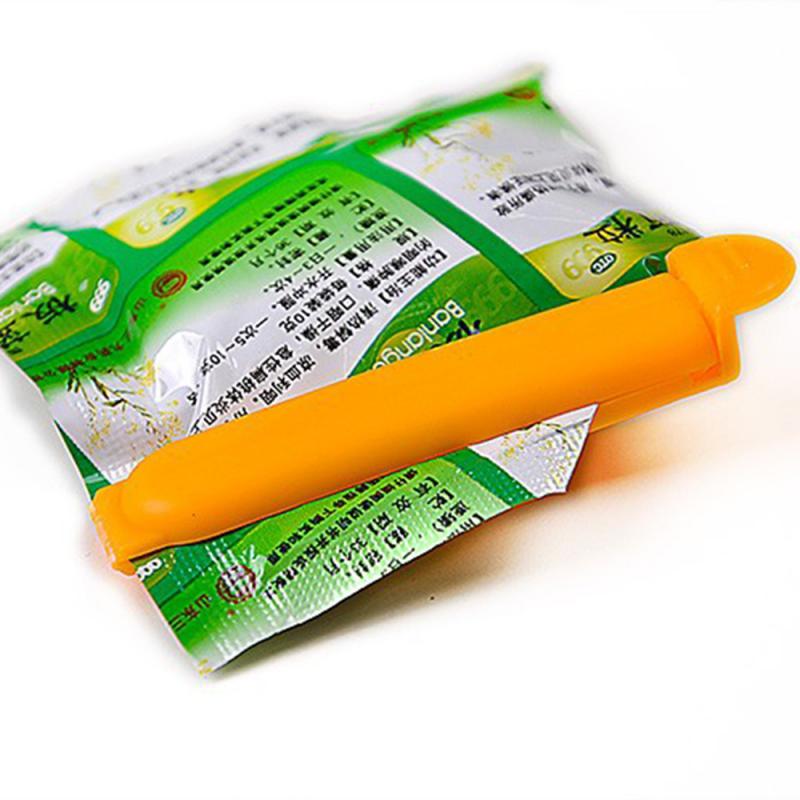 5 stk bærbare taske klips snack frisk mad opbevaring taske sealer mini vakuum sealer klemme mad clip husholdning køkken tilbehør