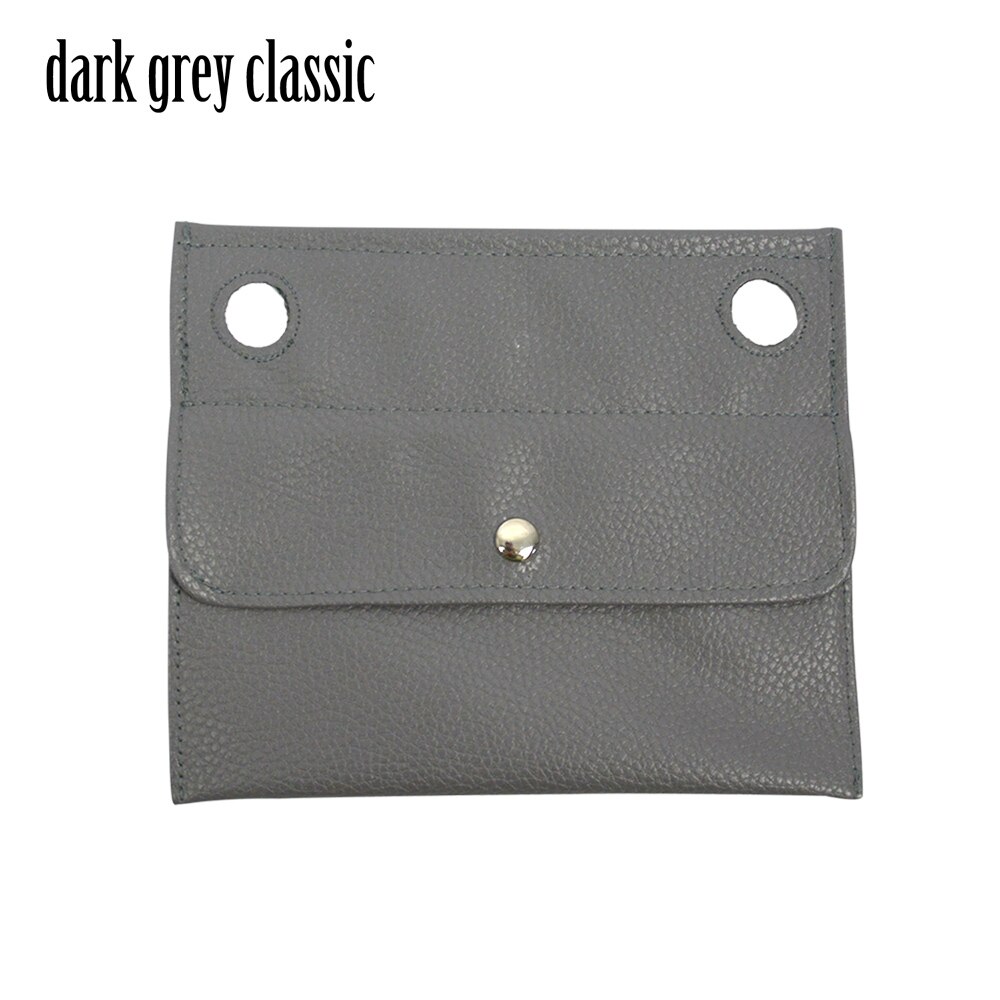 tanqu PU Leather Inner small pocket for Obag O bag Super Advanced small pocket for Obag: dark grey classic