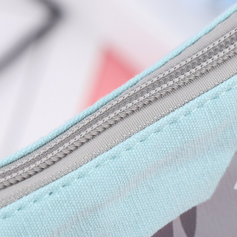 Portalápices retráctiles multifunción para niñas y niños, estuche de lápices Kawaii de lona con de animales de gato, material de papelería coreana
