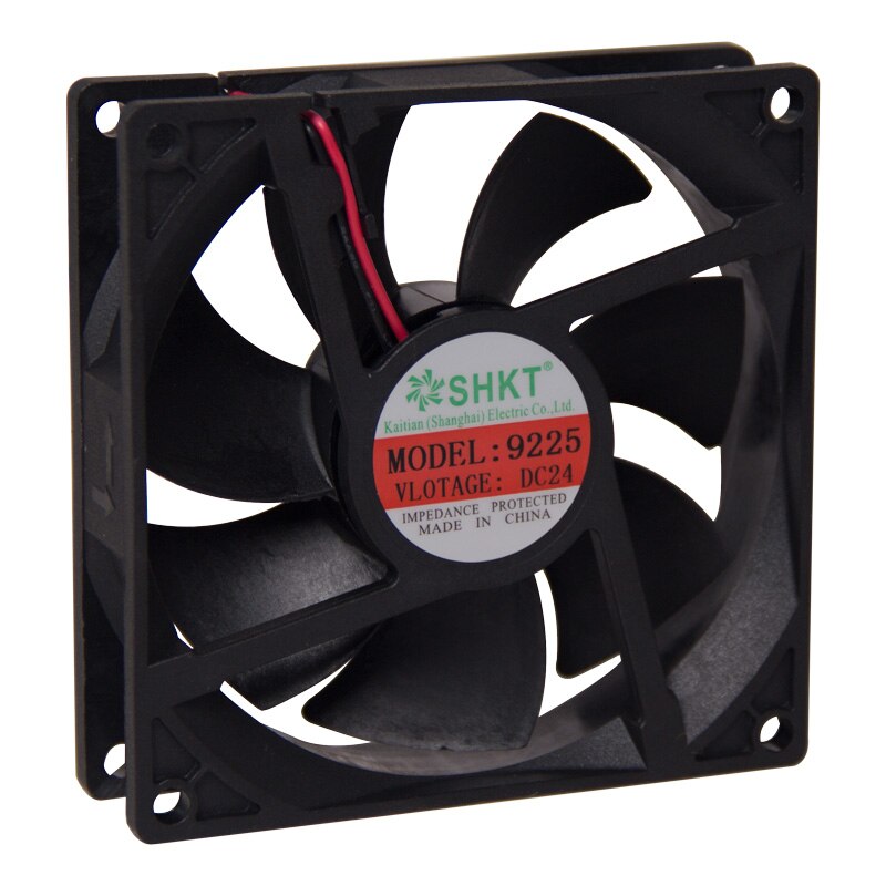 92mm x 25mm KT9225H bezszczotkowy obudowa PC chłodnica procesora chłodzenia wentylator DC 2 Szpilka 12 V / 24 V z długim rękawem i łożyska kulkowe 92mm x 25mm