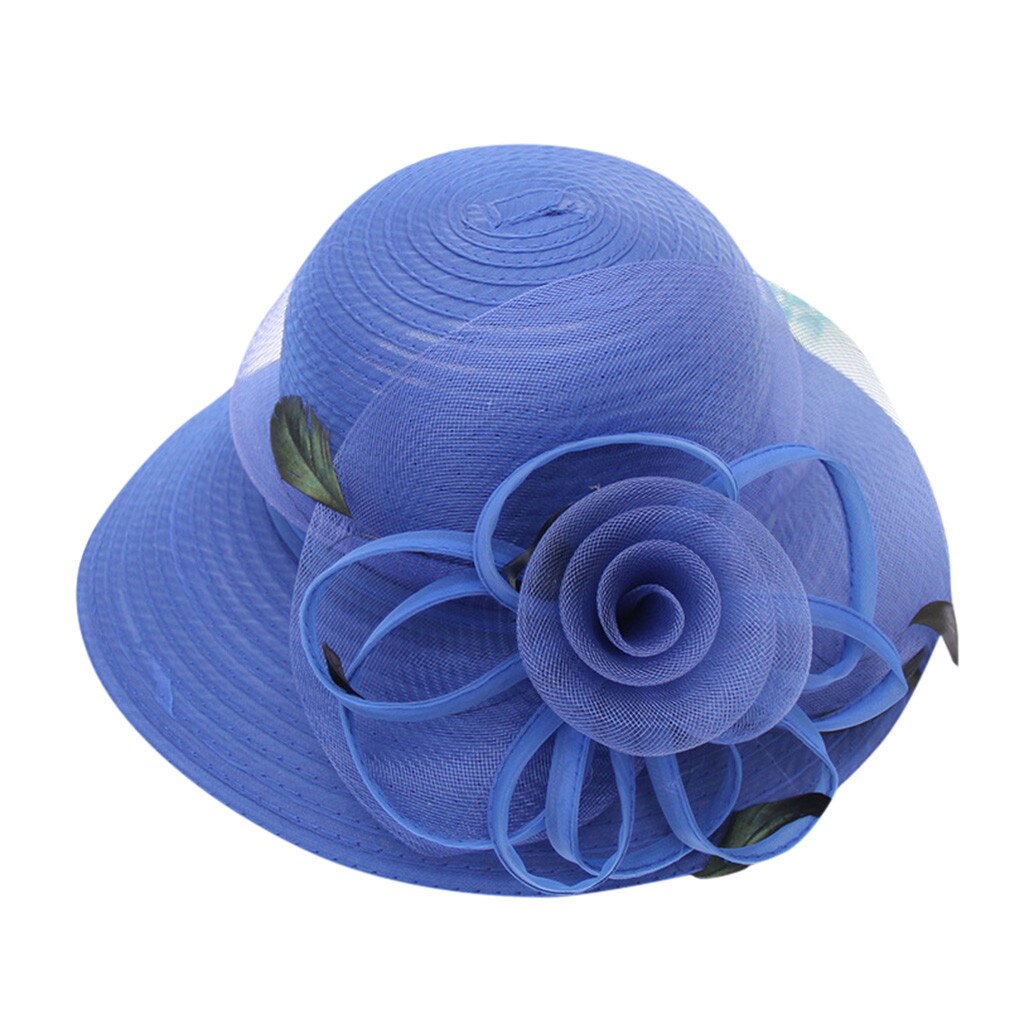 Naisten kirkko kentucky daily cap fascinator morsiamen teekutsut häähattu persoonallisuus vapaa antelias viehättävä: Sininen