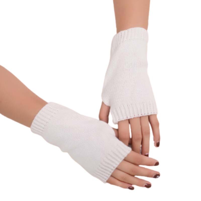 1 Paar Winter Gebreide Handschoenen Vrouwelijke Vingerloze Handschoenen Zonder Vingers Vrouwen Kasjmier Warme Winter Handschoenen Hand Pols Warmer: 05