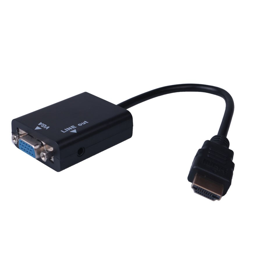 HDMI naar VGA Adapter voor PS4 Male Naar Famale Converter 1080P VGA naar HDMI Adapter Met 3.5 Jack voor TV Box PC Monitor Projector