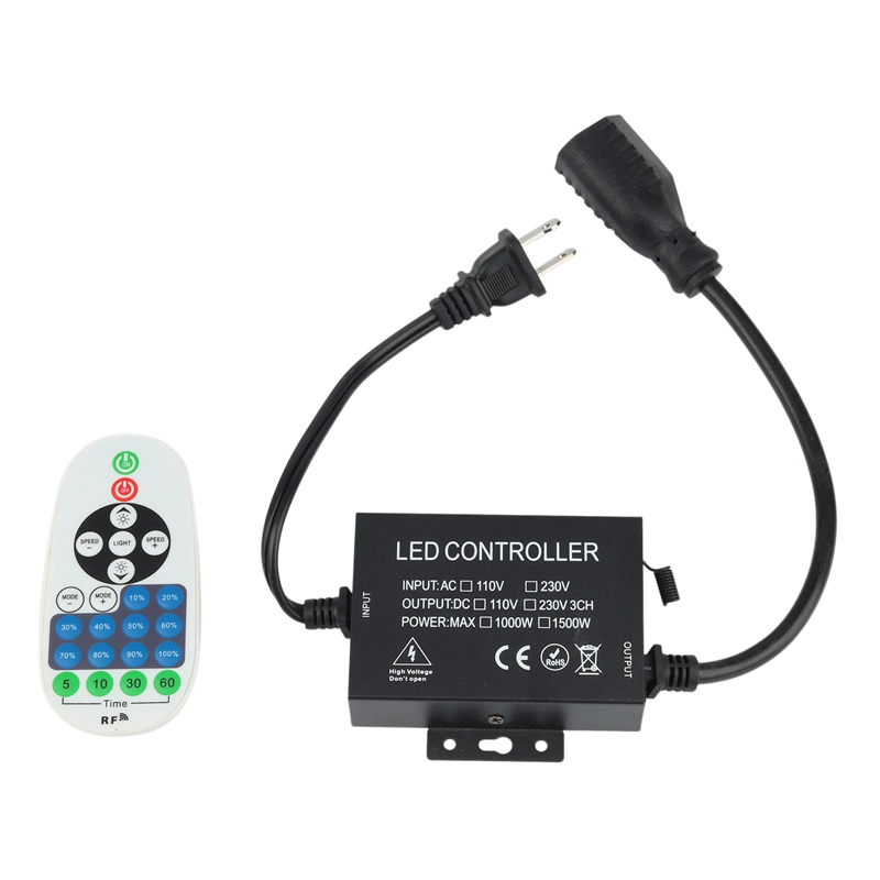 LED Strip Dimmer 23 Keys RF Wireless Remote Controller Dimmer For LED Bulb String/Christmas LED String: 110V