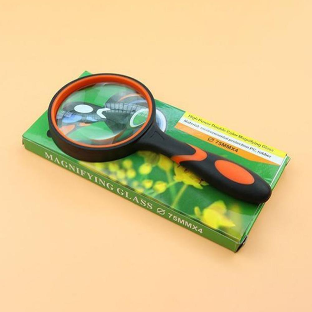 5x 45x Illuminated Magnifiers with 3LED UV Lamp Reading Magnification Loupe for Glass Jewelry Banknote Inspection Handheld Tools: 10X Magnifier