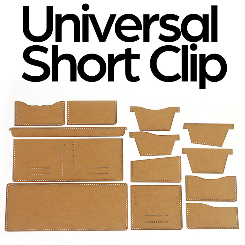 13PCS Ｕniversal Wallet Pattern Stencil Template DIY Leather Craft Tote Wallet Sewing Pattern Hard Kraft Paper Stencil Template