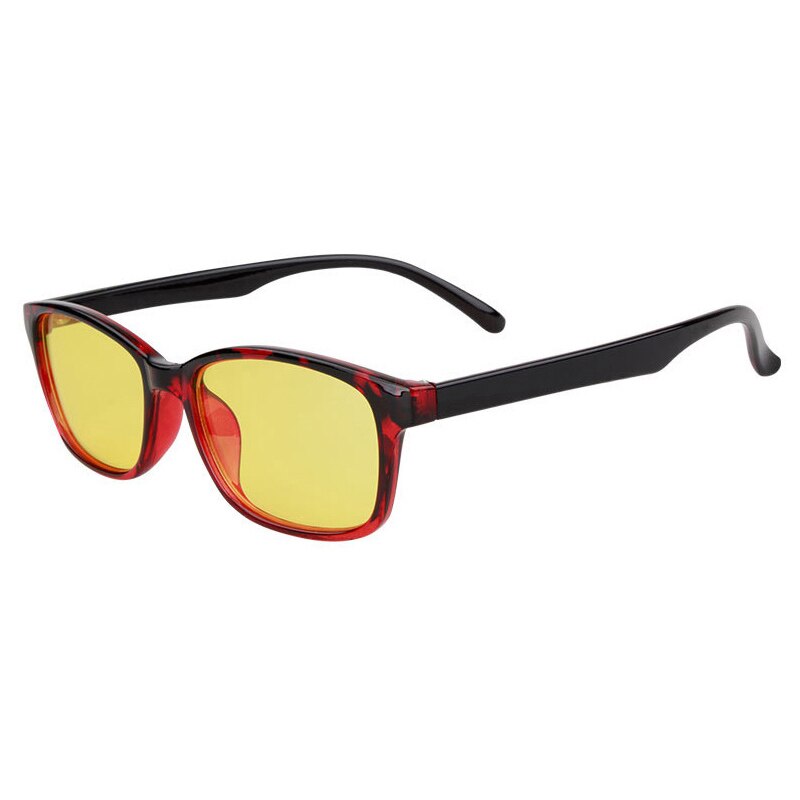 Gaming Computer Glasses Men Women Anti Blue Light Radiation Blocking Ray Anti Eye Fatigue Yellow Lens UV400 Coating Eyeglasses: C4