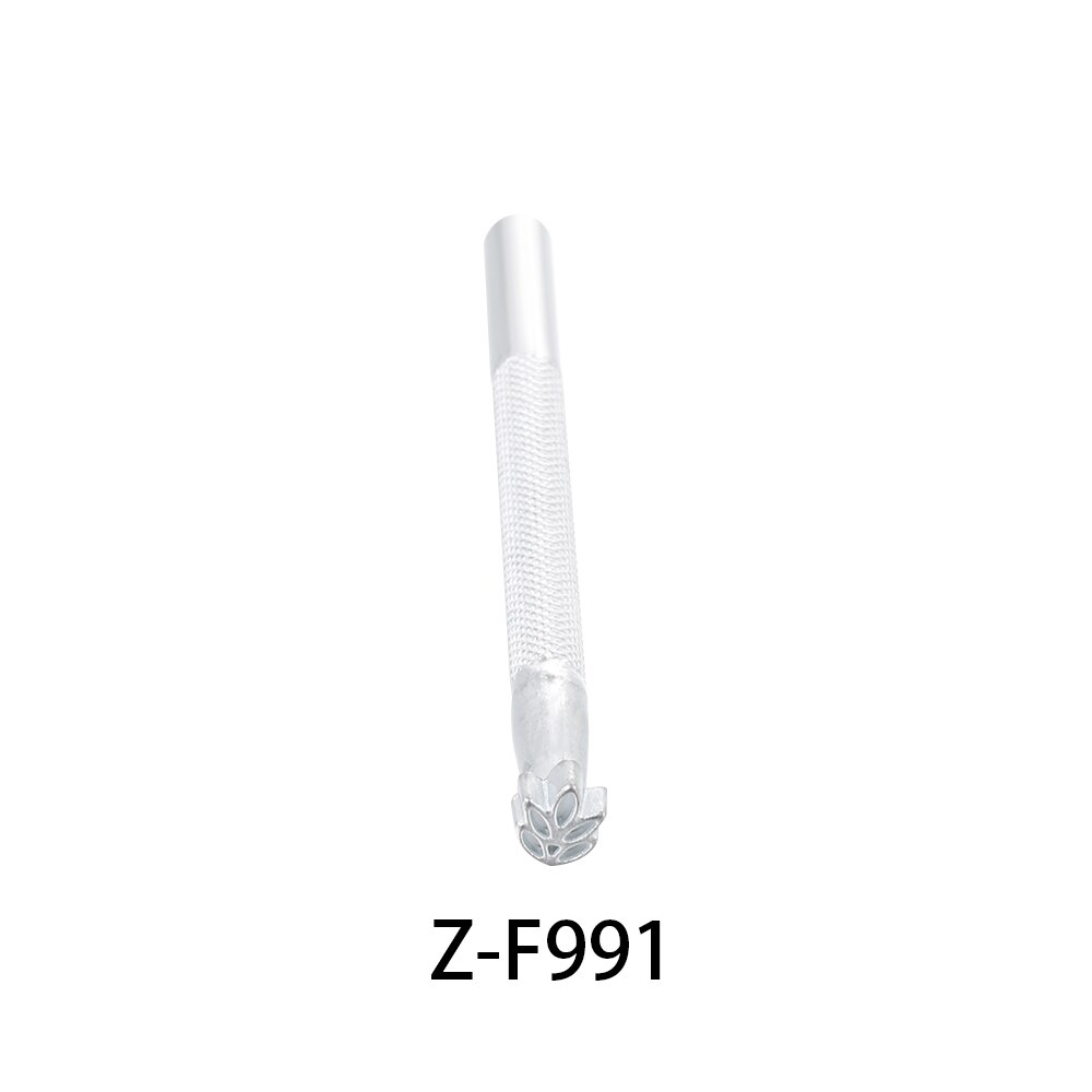 Metal Leather Working Saddle Making Tools Carving Leather Craft Stamps Leather Stamping Solid DIY Printing Stamping: Z-F991