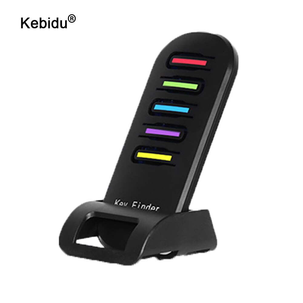 Kebidu Wireless Key Finder Pet Tracker Remote Key Locator Telefoon Portefeuilles Anti-verloren 5 Ontvangers En 1 Dock