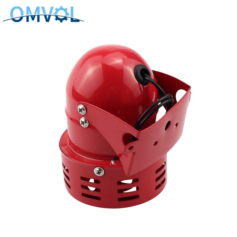 110dB Red Mini Metal Motor Siren Industrial Alarm Sound electrical guard against theft MS-190