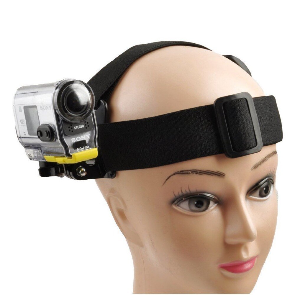 Mount Uitschuifbare Hoofd Riem flexibele Band Band + Adapter voor SONY Action Cam HDR