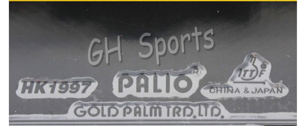 Palio Officiële 40 + HK1997 Gold Tafeltennis Rubber Puistjes In Orange Spons Voor 40 + Racket Game Ping Pong game Loop Snelle Aanval