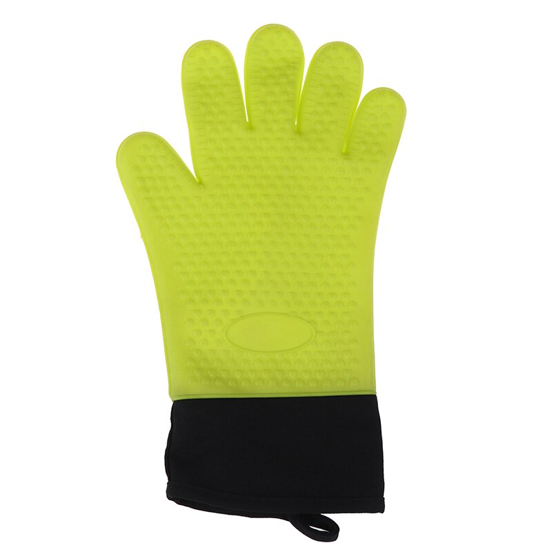Siliconen handschoenen keuken hittebestendige handschoenen temperatuurbestendige handschoenen koken bakken bbq oven handschoenen keukenaccessoires: Groente