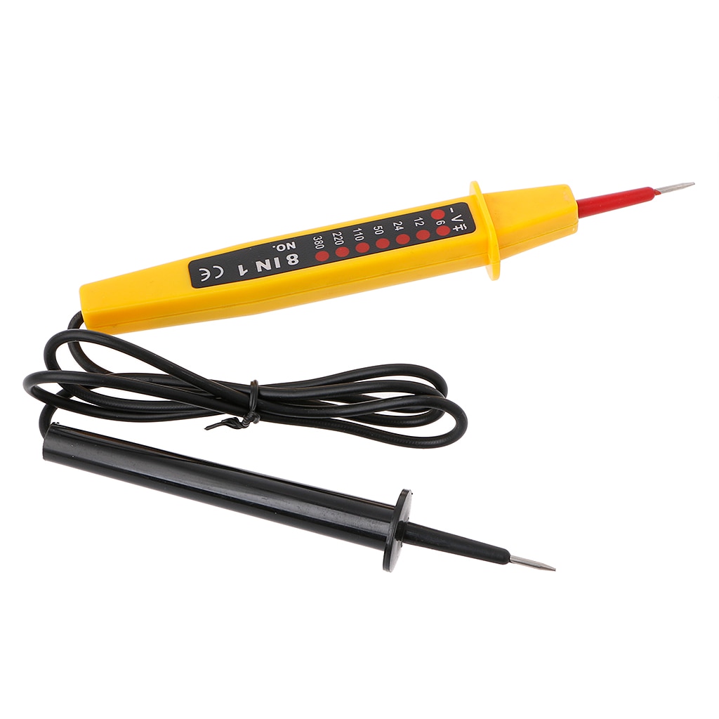 8 In 1 Tester Voltage AC DC 6-500 V Auto Elektrische Pen Detector