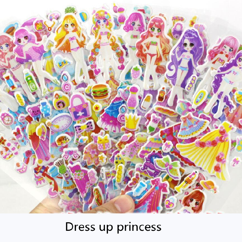 6 stücke Karikatur Anime Schmetterling Prinzessin Spielzeug freundlicher mein Kleines Einhorn Aufkleber für Tragbare Gepäck Skateboard blasiert Aufkleber