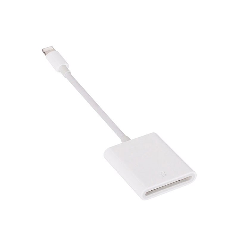 SD Card Reader OTG Adapter Cable For iPhone 6 7 8 X Plus iPad iOS 9 To 12 Picture Import From Camera Male To Female Fit TF Card: Default Title
