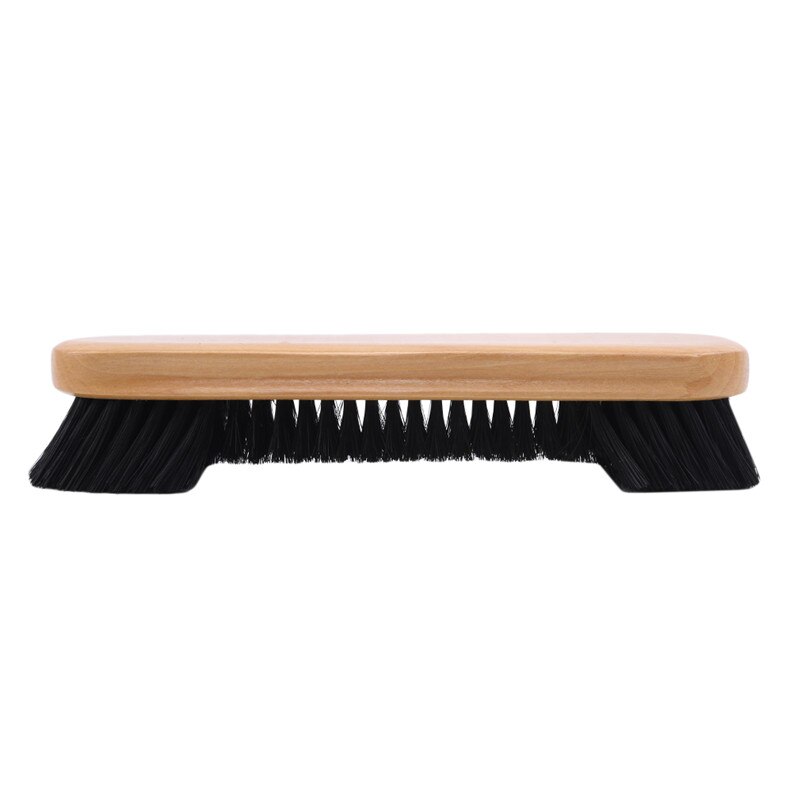 2 stil billardbørste sæt billard tilbehør poolbord hjørne børste og skinne børste sæt billardbord rengøringssæt: Rektangel