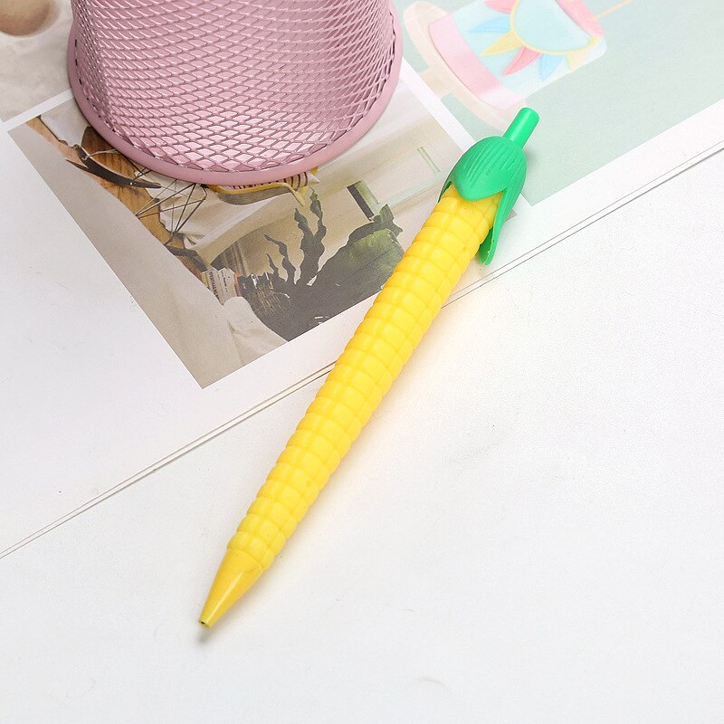 Lápiz mecánico de plástico Kawaii Moon Star para niños, bolígrafos automáticos creativos de cielo, útiles escolares de escritura, papelería, 1 Uds.: 0.7mm corn 1pcs