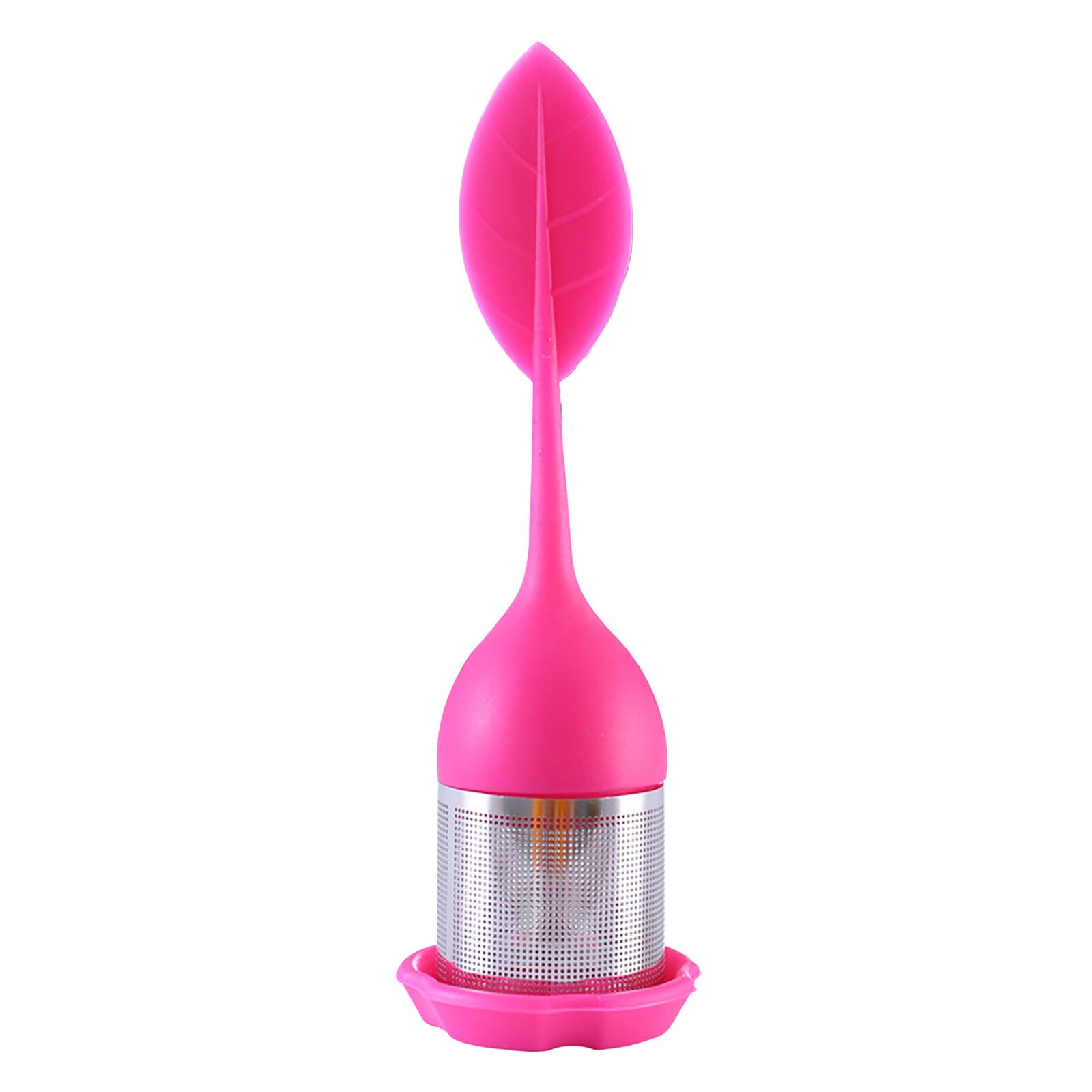 Infusor de té de silicona, colador de hojas de bola de té para elaboración de cerveza, dispositivo de filtro de especias a base de hierbas, herramientas de cocina, accesorios de té, 1 ud.