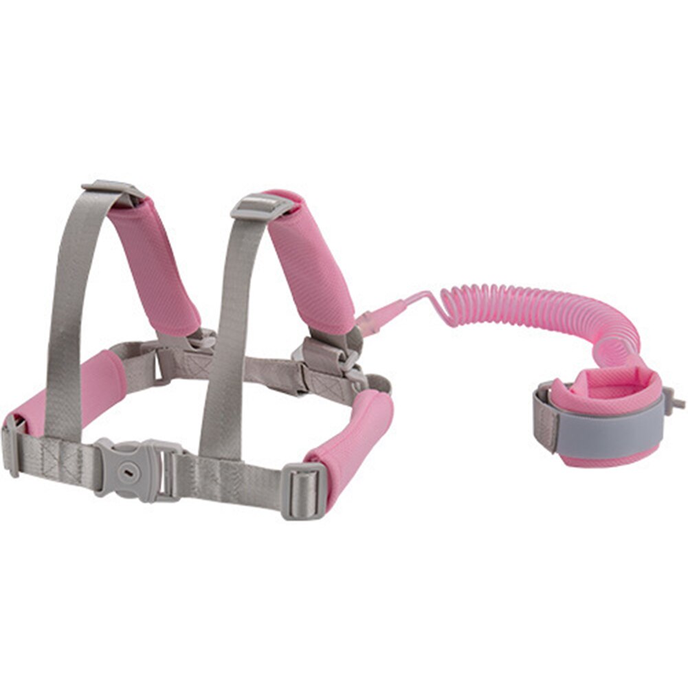 1.5m ajustável crianças cinto de segurança arnês de pulso criança trela anti-lost link crianças andando assistente bebê walker pulseira