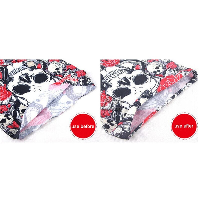 Magic Polyester Bandana Microfiber Headwear Seamless Tubular hijab Neck Tube Sports Scarf Mask Headband Motorcycle Kerchief