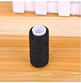 Rollo de hilo grueso para máquina de coser, hilo para coser A mano de poliéster de Color, 200 yardas por rollo: Negro