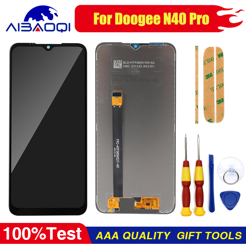Neue Original Touchscreen LCD Display Für DOOGEE N20 Y9 Plus Mit Rahmen Ersatz Teile + Zerlegen Werkzeug + 3M Klebstoff: Flex Cable FPC