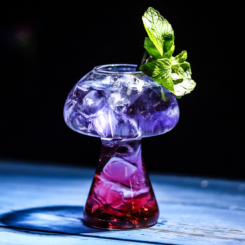 Sjampinjong cocktail glass molekylær gastronomi bar utbedring bartender spesiell øl vinglass beger kjøligere kopp beruset vidro