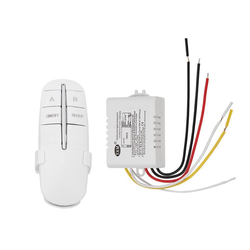 Draadloze Rf Afstandsbediening Schakelaar On/Off 220V Lamp Ontvanger Zender